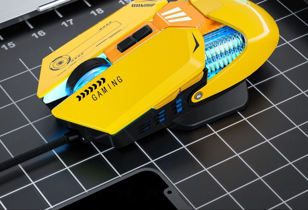 Ergonomic Wired Gaming Mouse with Customizable RGB Lighting Stornfield
