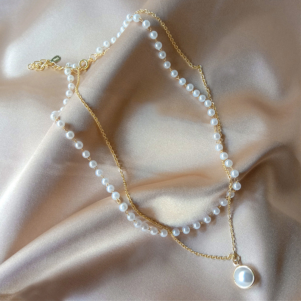 Elegant Layered Pearl Necklace Stornfield