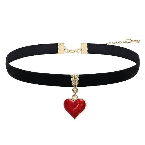 Velvet Heart Charm Choker Stornfield
