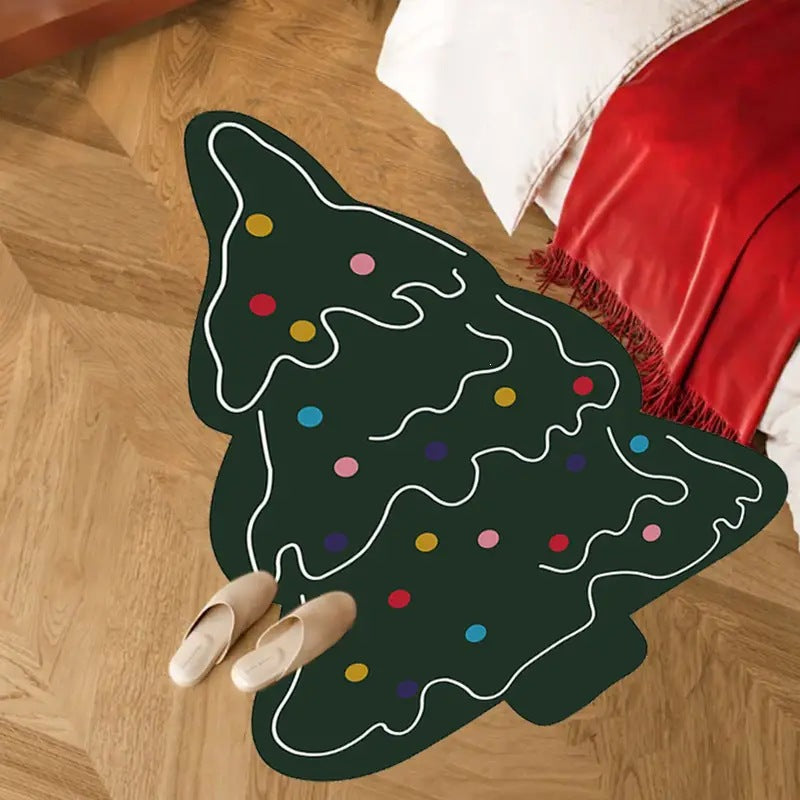Christmas Tree Shaped Area Rug
