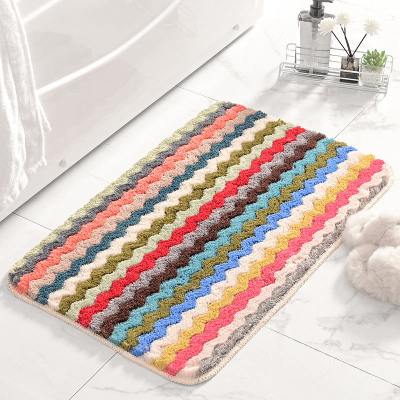Fringed Chevron Bath Mat Stornfield
