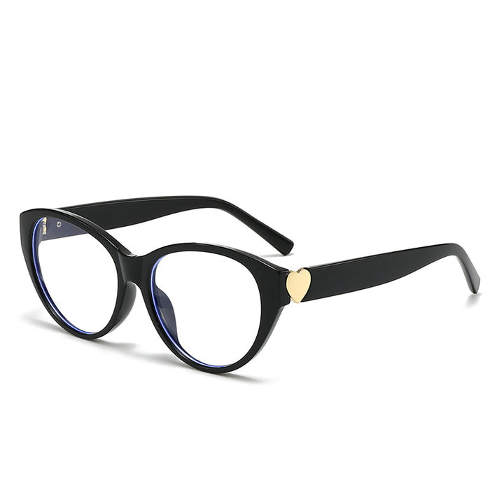 Women Cat-Eye Sunglasses with Heart Design Stornfield