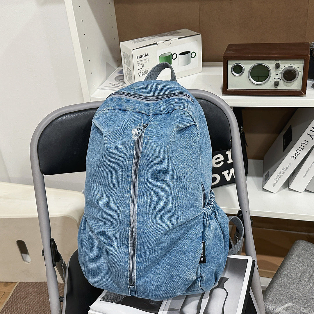 Casual Denim Travel Backpack Stornfield
