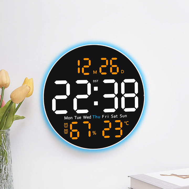 Digital LED alarm clock with hygrometer and temperature display Stornfield