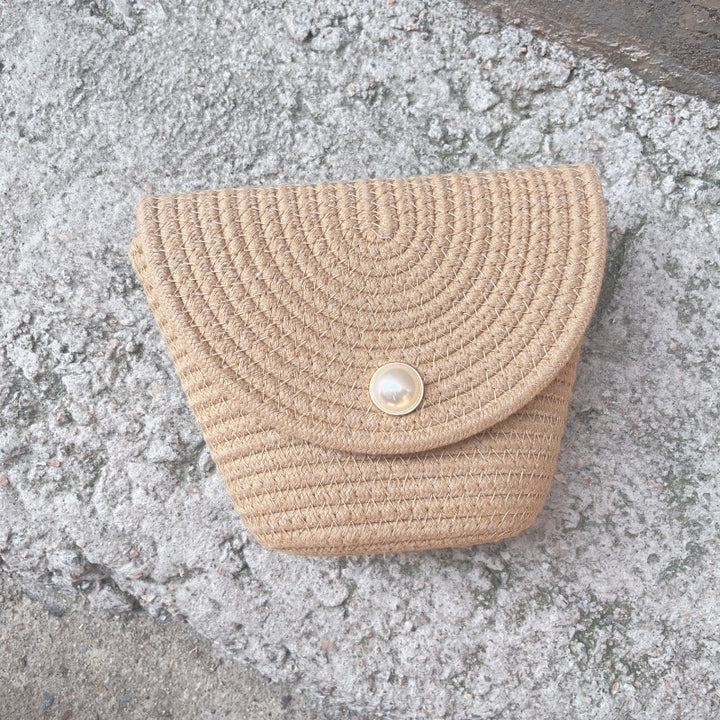 Ladies Stylish Clutch made of woven material Stornfield