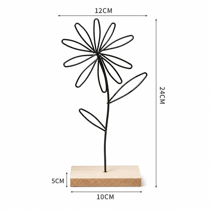 Flowers Wire Sculpture