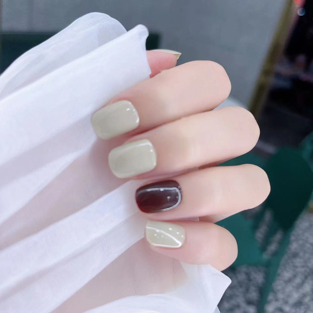 Elegant Press-On Nail Set Stornfield