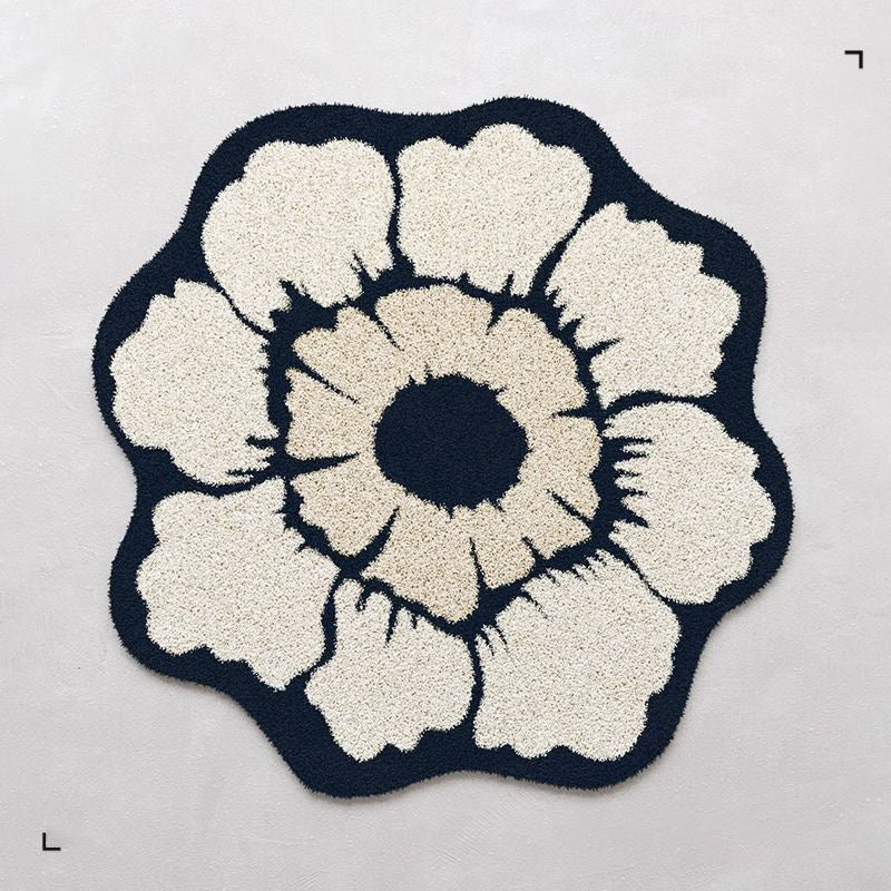 Floral Shaped Area Rug  1789754099