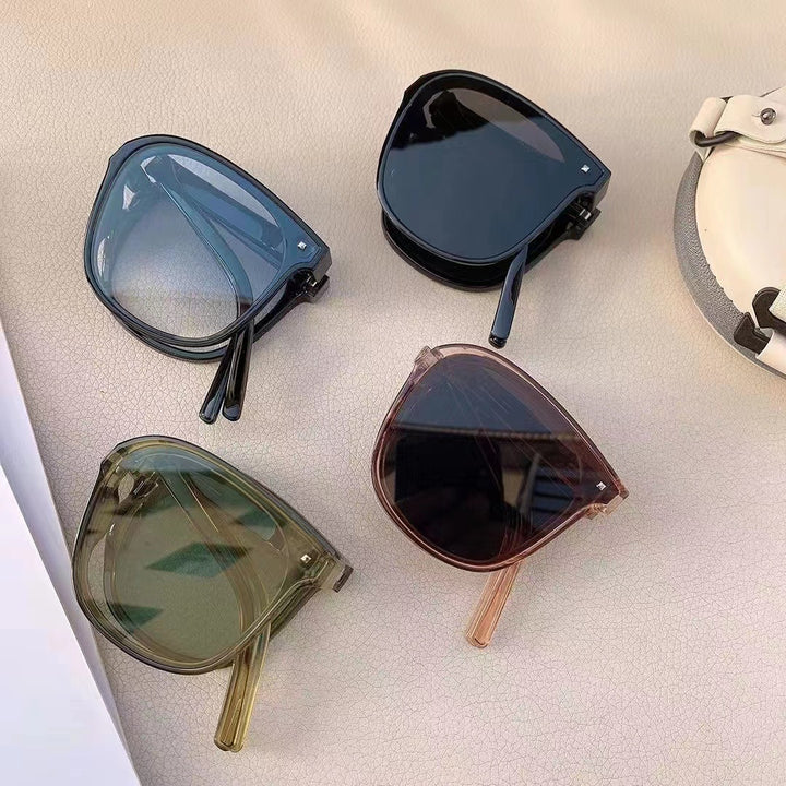 Ladies trendy sunglasses with unique facet frame Stornfield