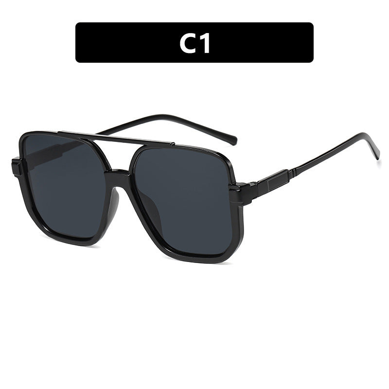 Women's trendy square sunglasses with transparent frame Stornfield