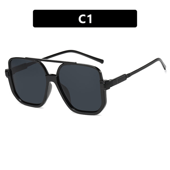 Women's trendy square sunglasses with transparent frame Stornfield