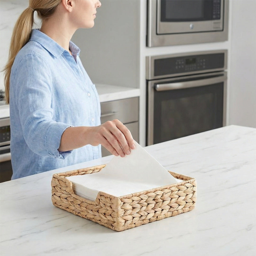 Rustic design storage basket Stornfield