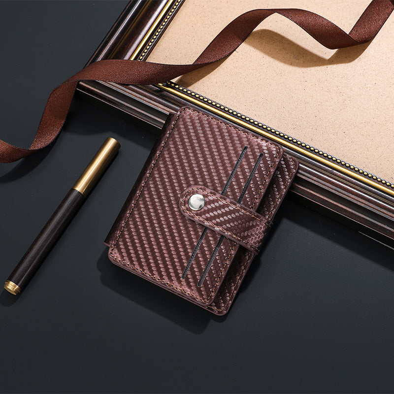 Carbon Fiber Textured Compact Wallet Stornfield