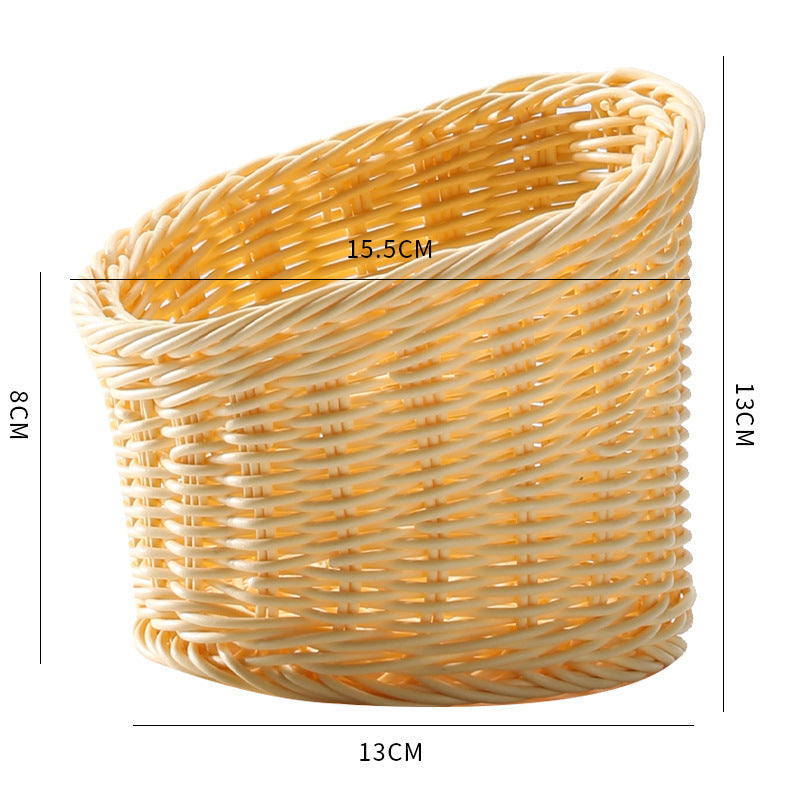 Handcrafted Natural Wicker Storage Basket Stornfield