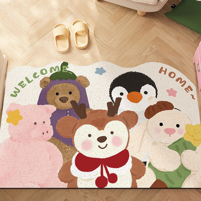 Cozy Cartoon Welcome Mat Stornfield