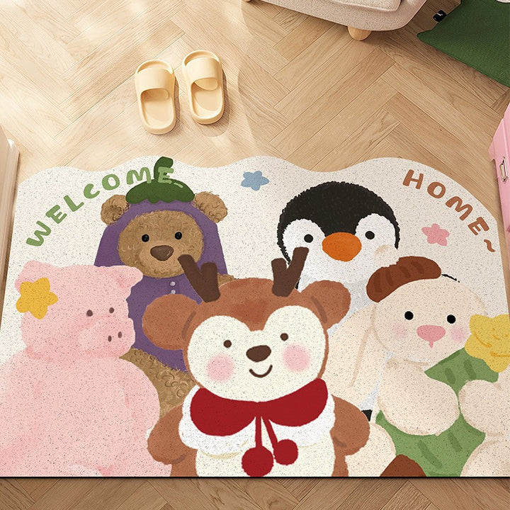 Cozy Cartoon Welcome Mat Stornfield