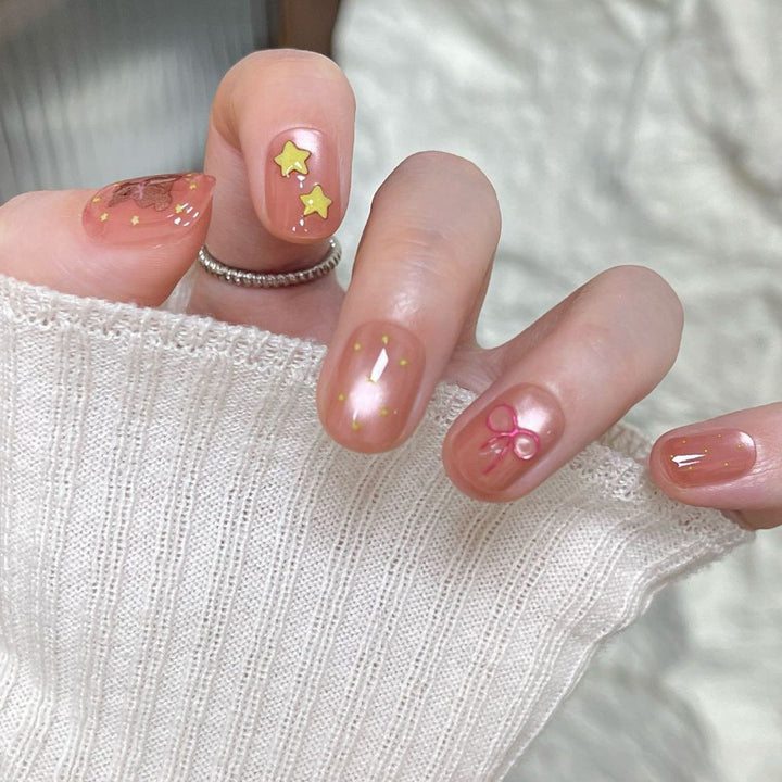 Whimsical Press-On Nail Art Stornfield