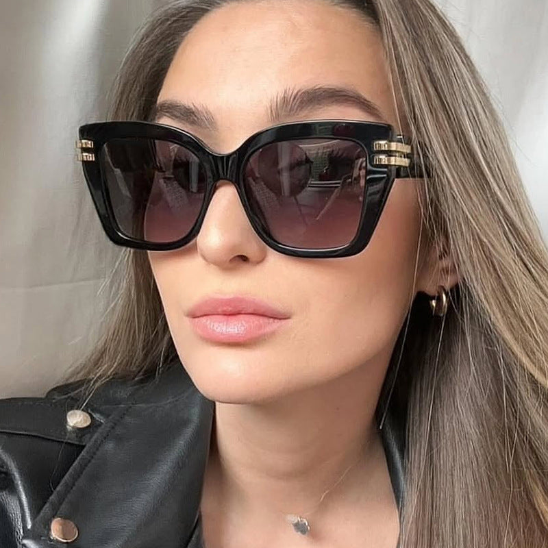 Women stylish oversized sunglasses with luxurious details Stornfield