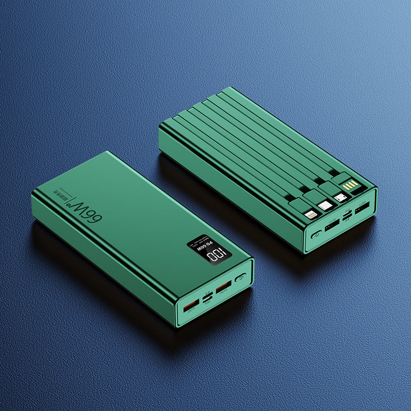 High-performance power bank with integrated fast charging function and digital charging display Stornfield