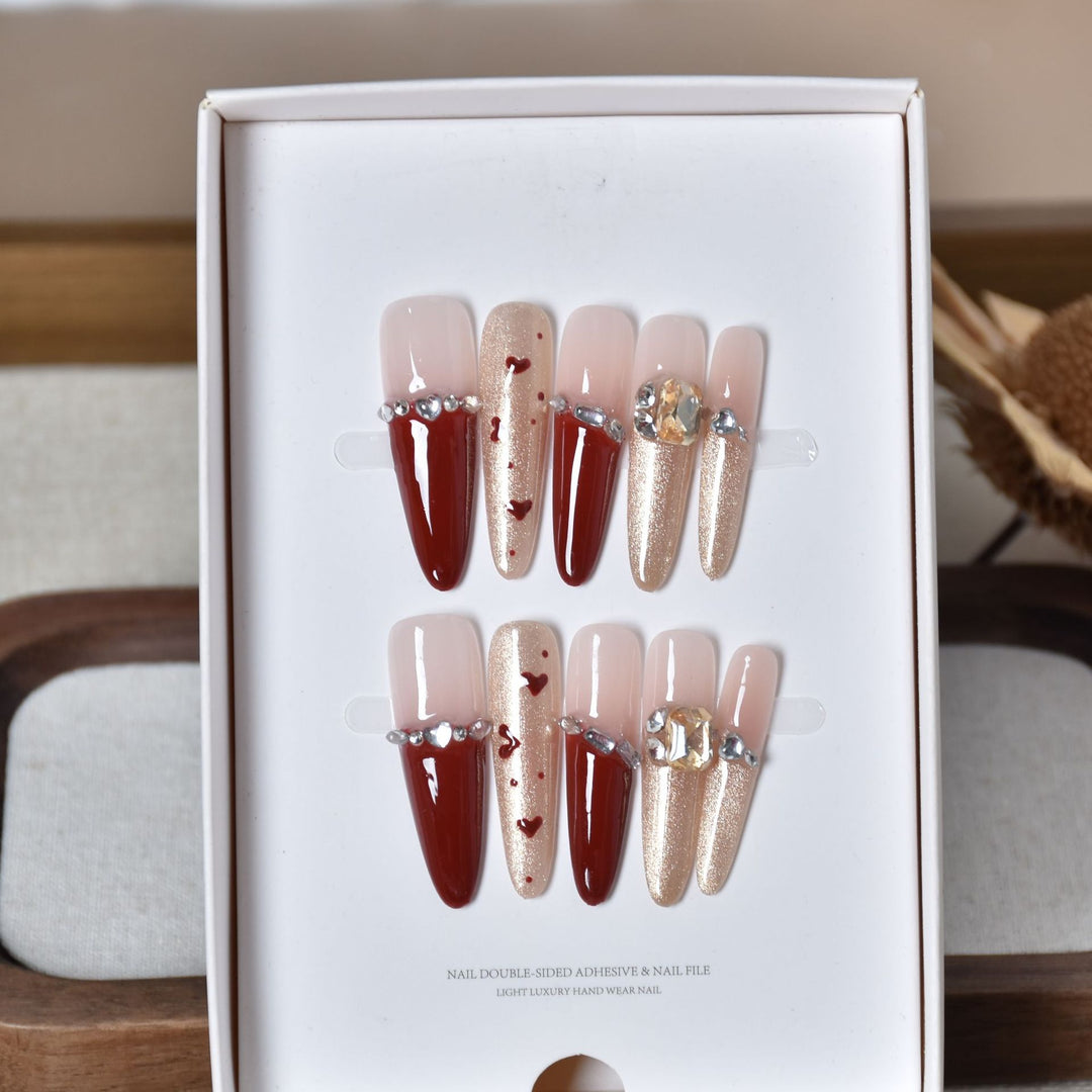 Glamorous Themed 3D Nail Art Extensions Stornfield