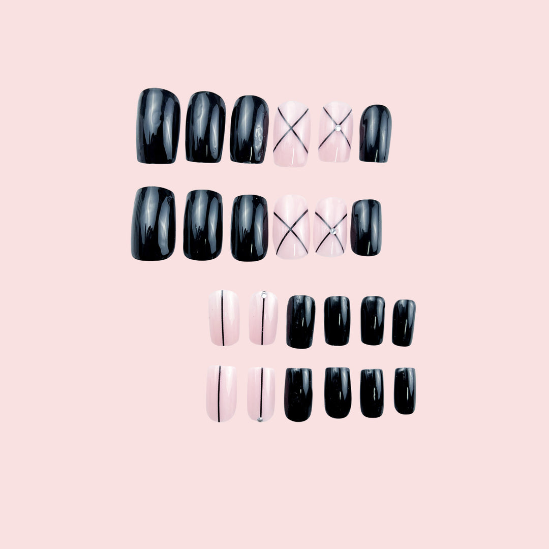 Stylish Geometric Pattern Nail Art Stornfield