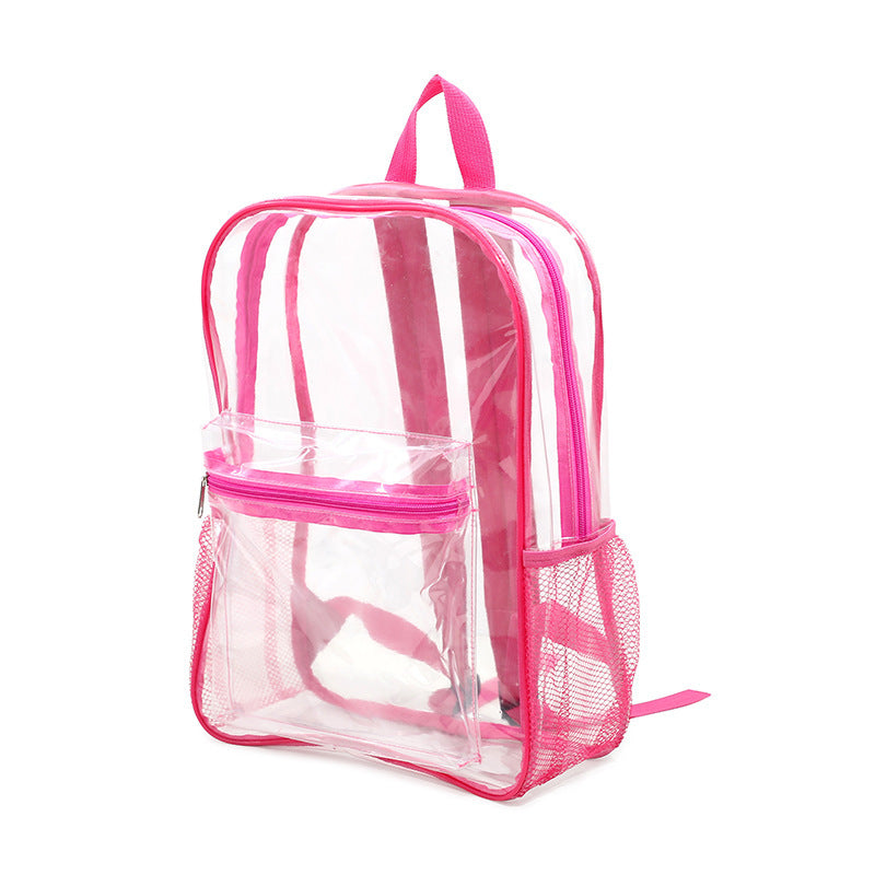 Transparent backpack with practical organizer Stornfield