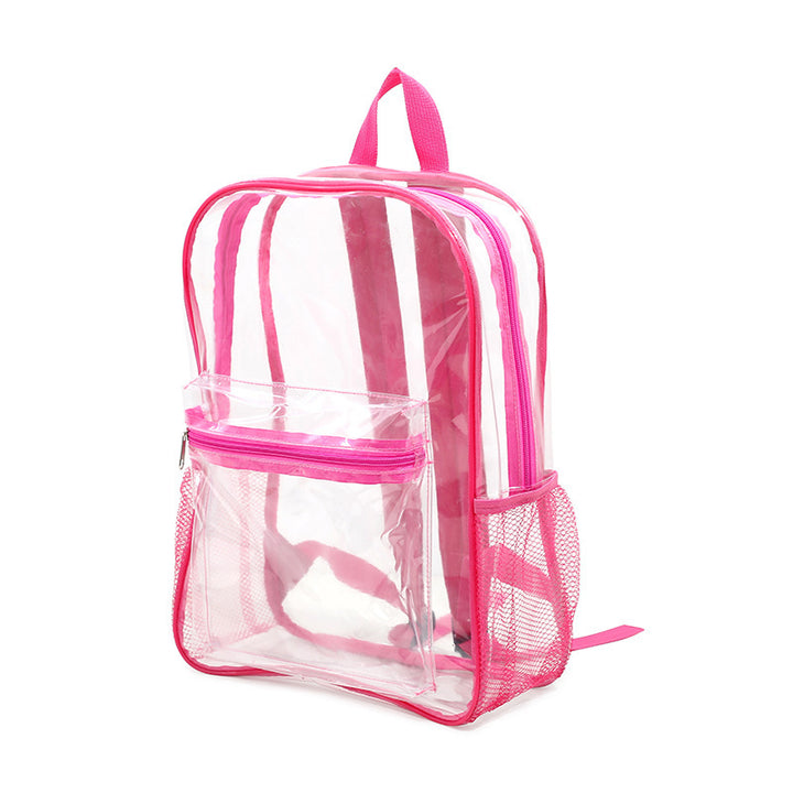 Transparent backpack with practical organizer Stornfield