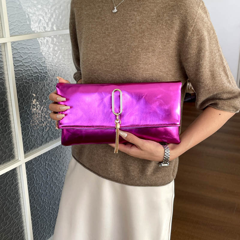 Glamorous Metallic Evening Clutch