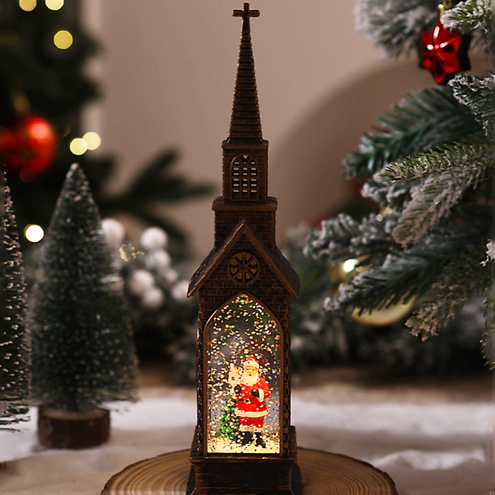 Illuminated Christmas Church Decoration Stornfield