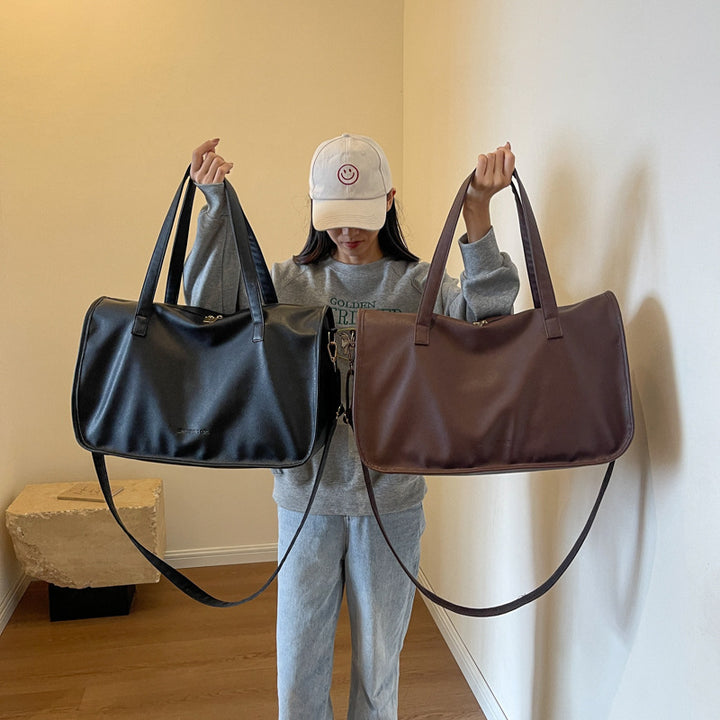 Elegant Tote Bag Made of High-Quality Faux Leather Stornfield