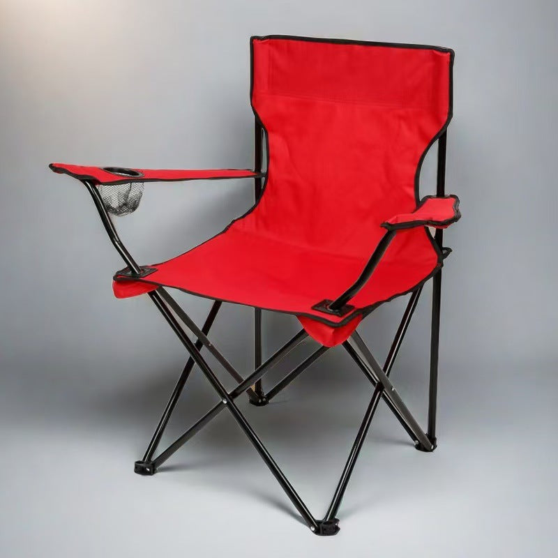 Ladies folding chair with extra comfort and cup holder Stornfield