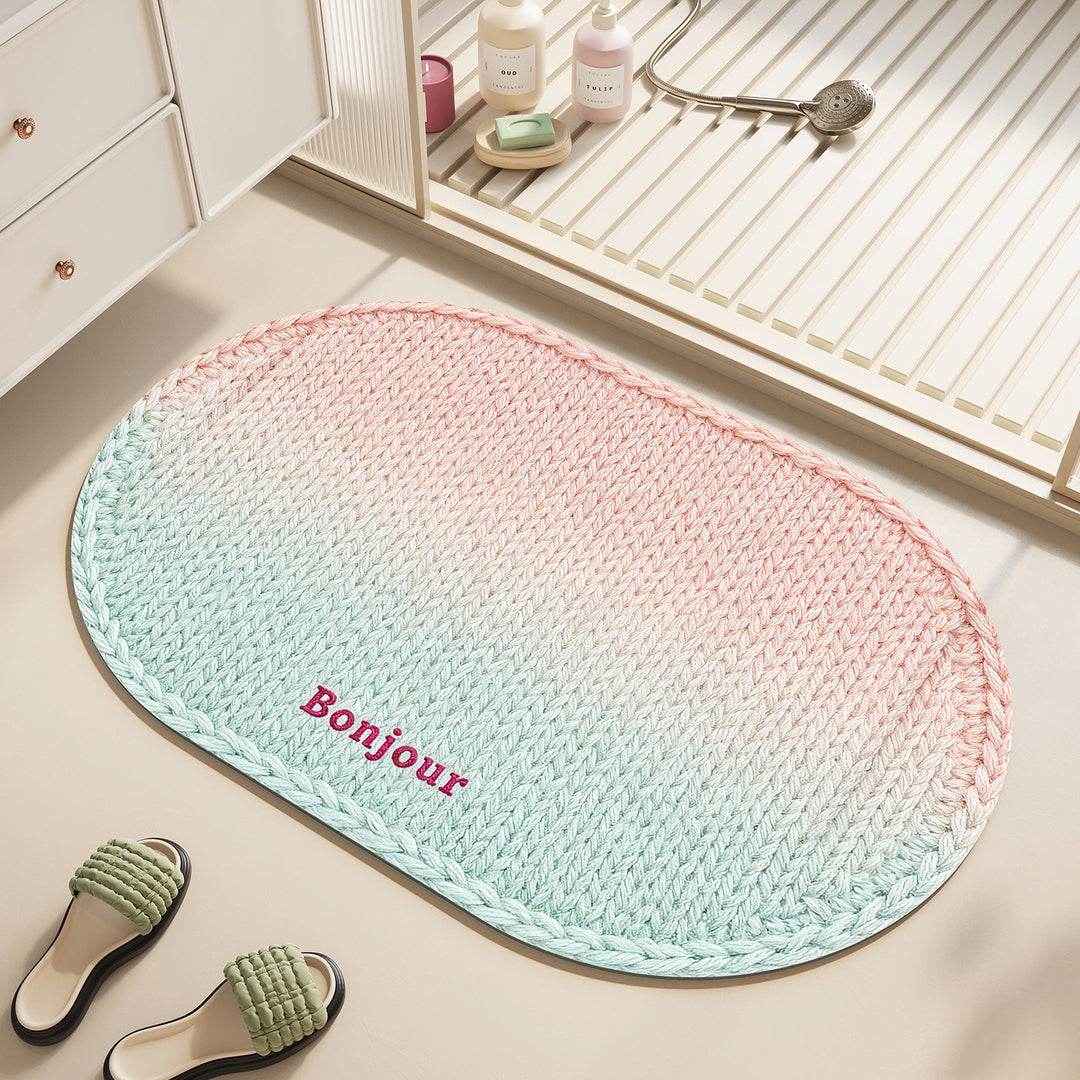 Cartoon Fruit Shaped Bath Mat
