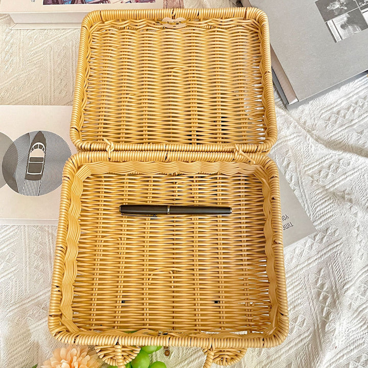 Women Handmade Basket Bag in Bear Design Stornfield
