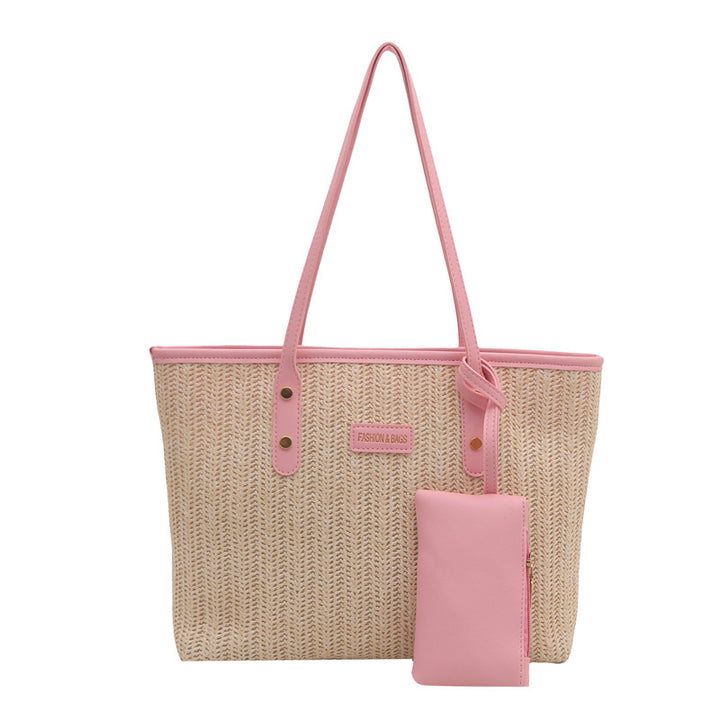 Casual Woven Beach Tote