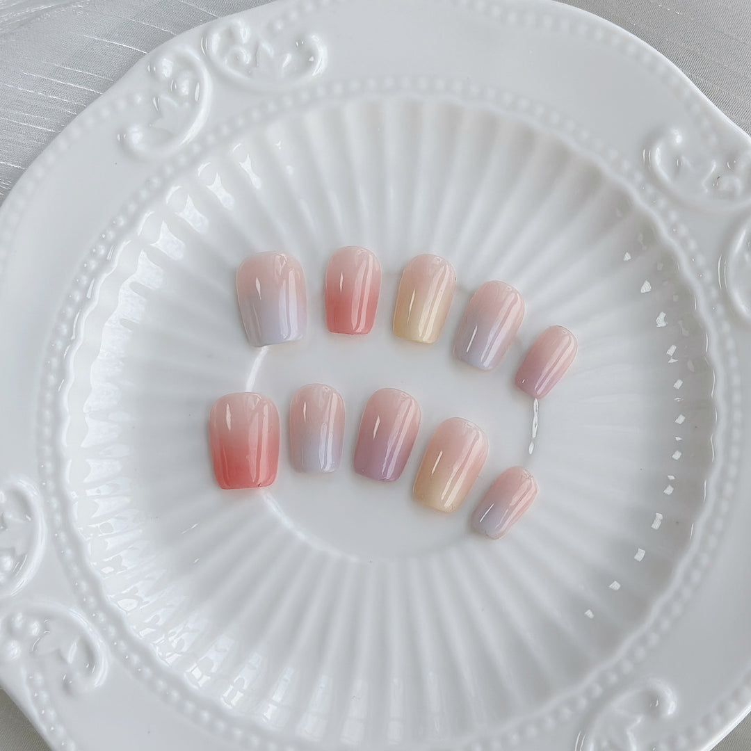 Ombre Press-On Nails Set
