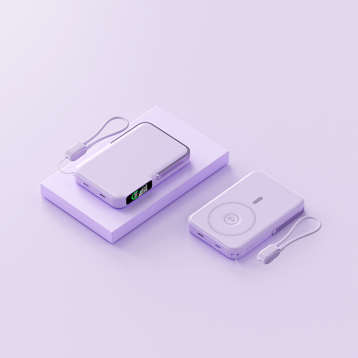 Ultrasonic lightweight power bank with integrated LED display and fast charging function Stornfield