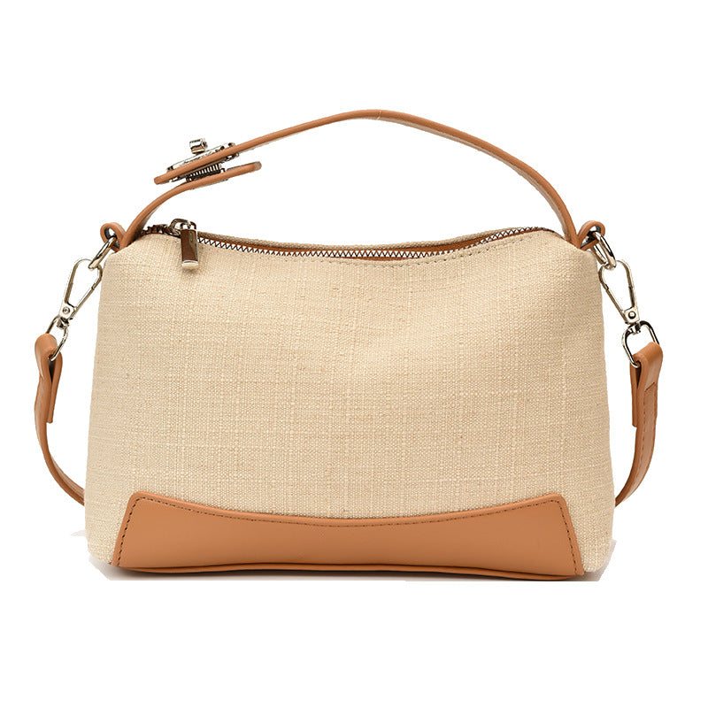 Textured Handheld Shoulder Purse