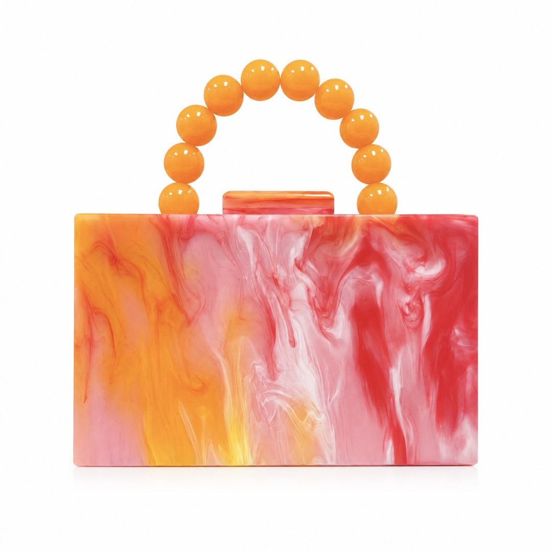 Elegant Acrylic Structured Handbag
