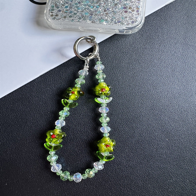 Floral Beaded Keychain Chain Stornfield