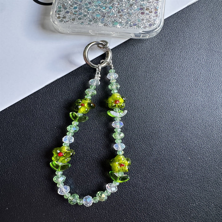 Floral Beaded Keychain Chain Stornfield