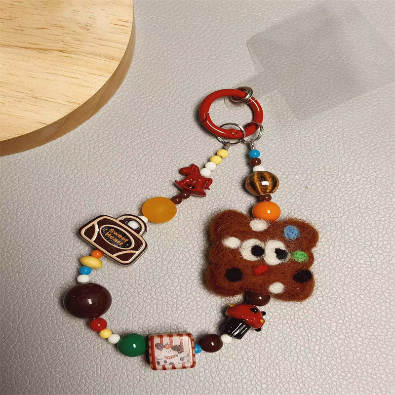 Playful Food-Themed Charm Keychain Stornfield