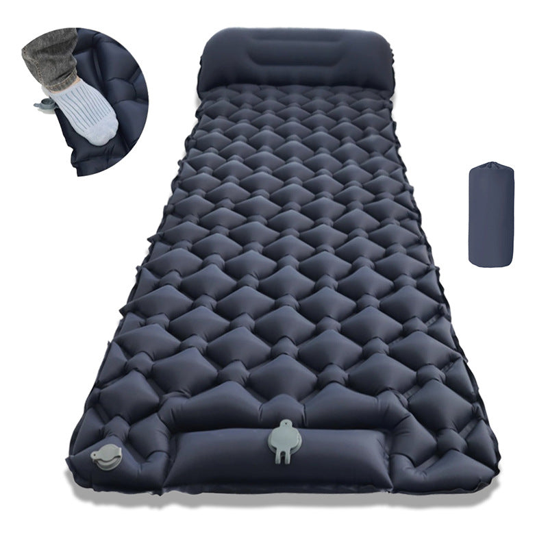 Air Mattress With Integrated Headrest And Comfortable Valve System Stornfield