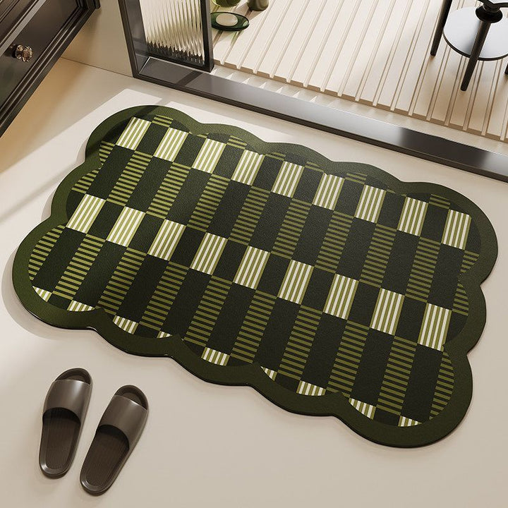Artistic Cloud-Shaped Area Mat