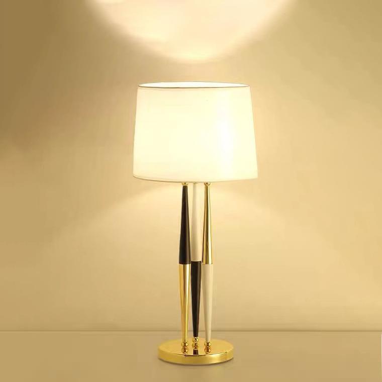 Decorative Table Lamp with Elegant Geometric Design