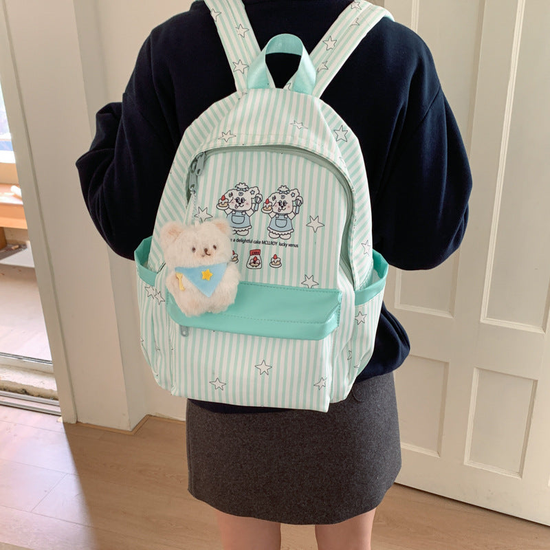 Backpack with Colorful Animal Design and Practical Compartments Stornfield