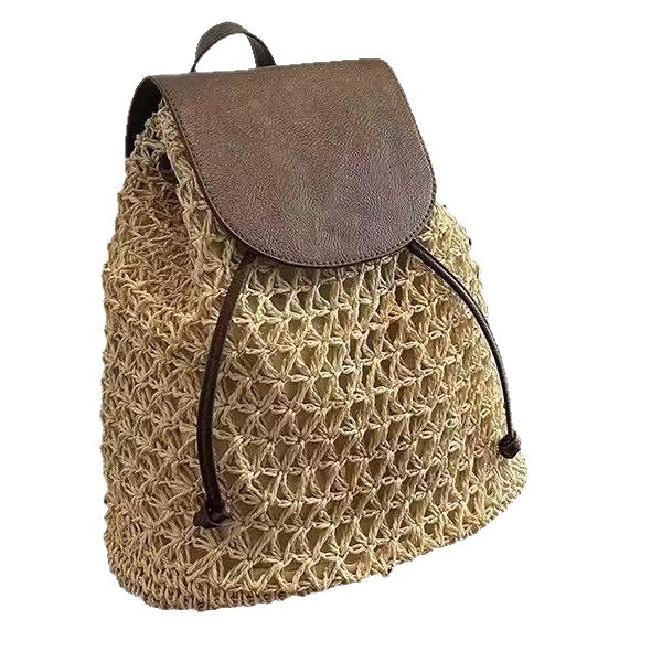 Handcrafted backpack bag made of natural material Stornfield