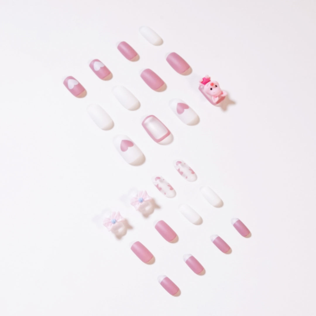 Artificial nail art with playful animal design Stornfield