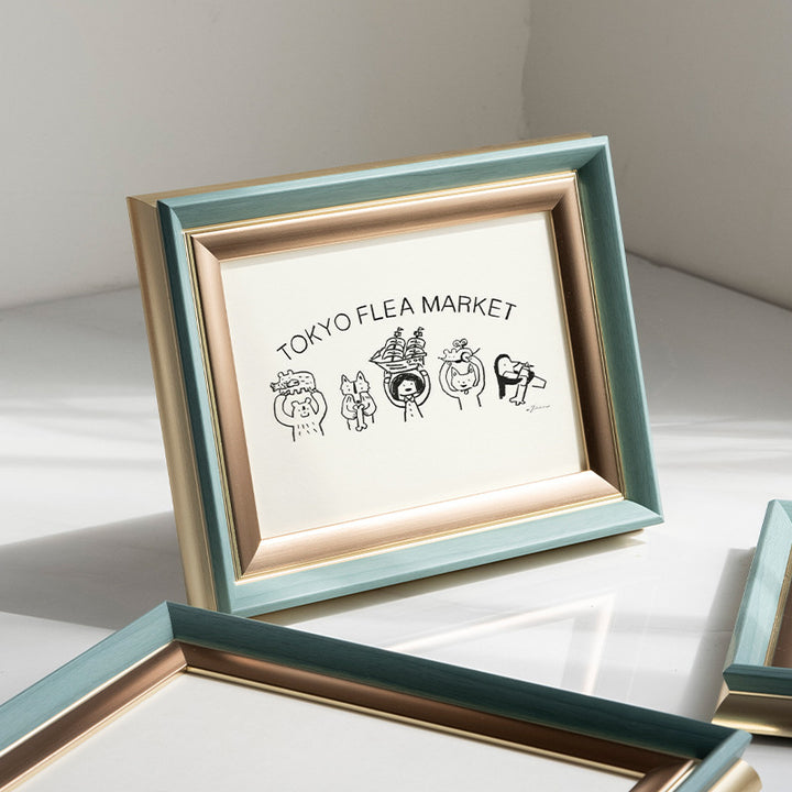Artistic Framed Line Drawing Picture Frame