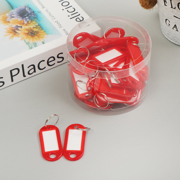 Unisex Labels Keychain with Writable Area Kalsten
