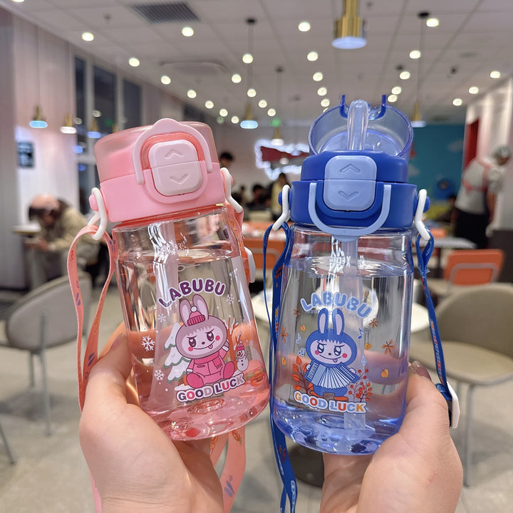 Women's Child-Safe Water Bottle with Practical Silicone Strap Stornfield